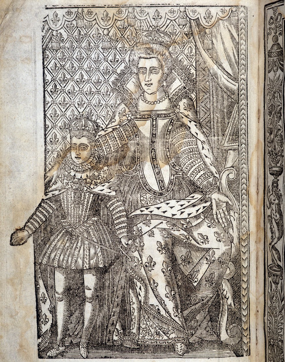 Portrét dítěte Ludvíka XIII a Marie de Medici. od Unknown artist