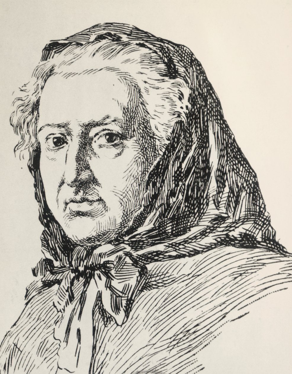 Portrét Louise Ackermannové od Unknown artist