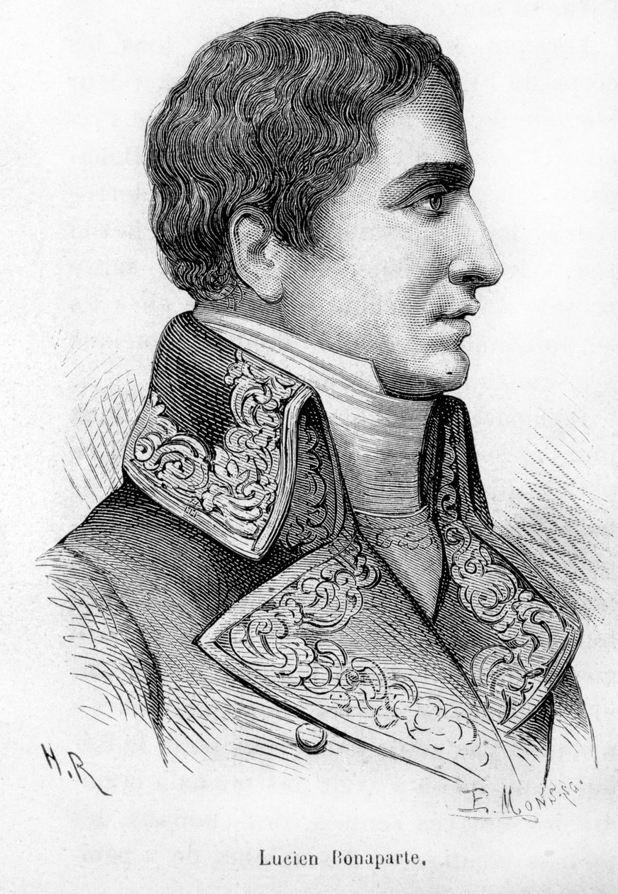 Portrét Luciena Bonaparta (1775-1840), druhého bratra Napoleona Bonaparta. od Unknown artist