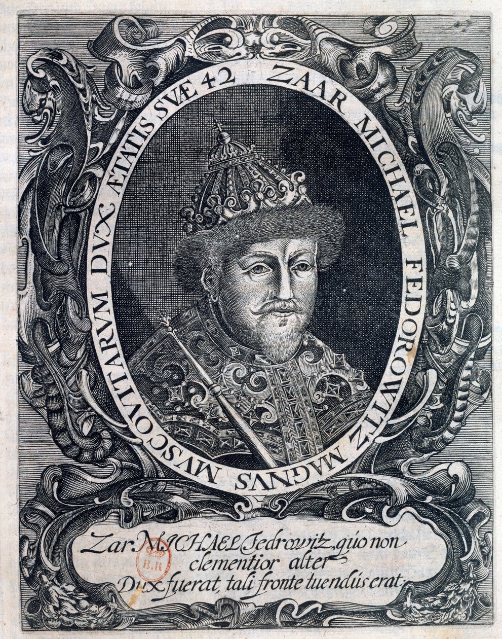 Portrét Michaela III., cara Ruska (Michael Romanov od Unknown artist