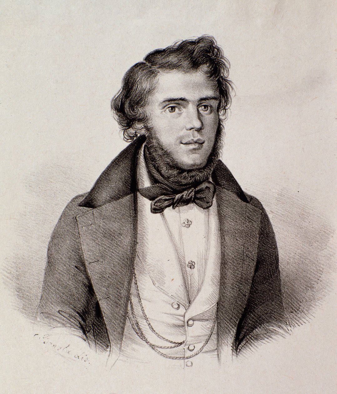 Portrét Michele Rapetti (rytina od Unknown artist