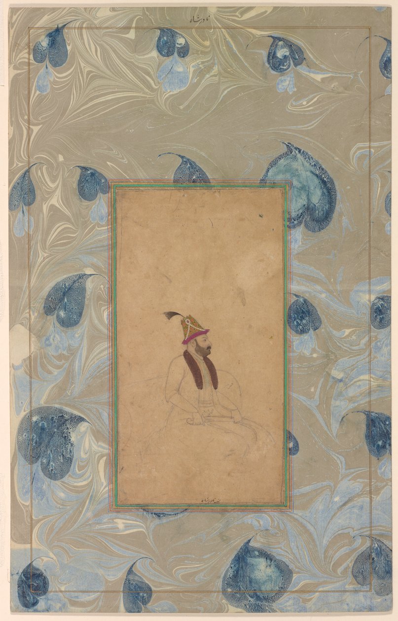 Portrét Nadir Shah od Unknown artist