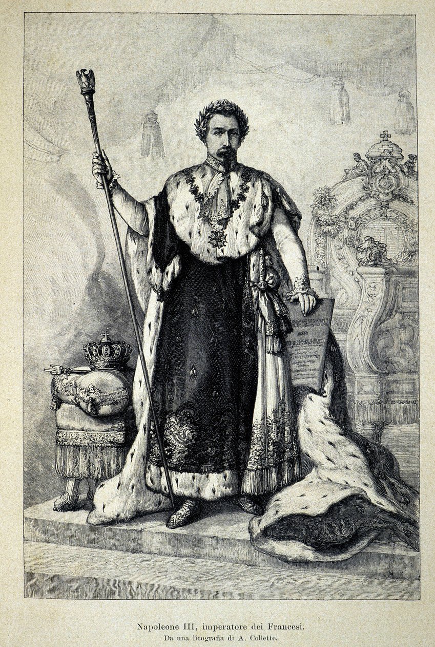 Portrét Napoleona III jako císaře od Unknown artist