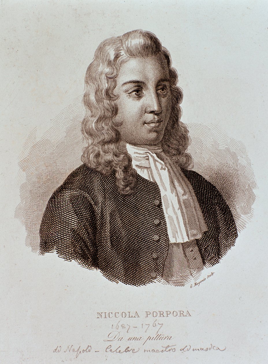 Portrét Niccoly Porpory (rytina od Unknown artist