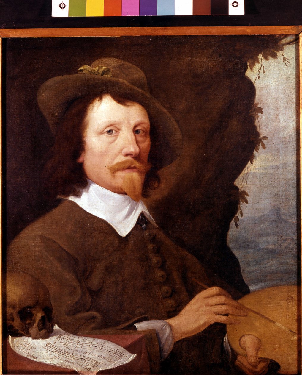 Portrét Nicholase Laniera (Laniere) od Unknown artist