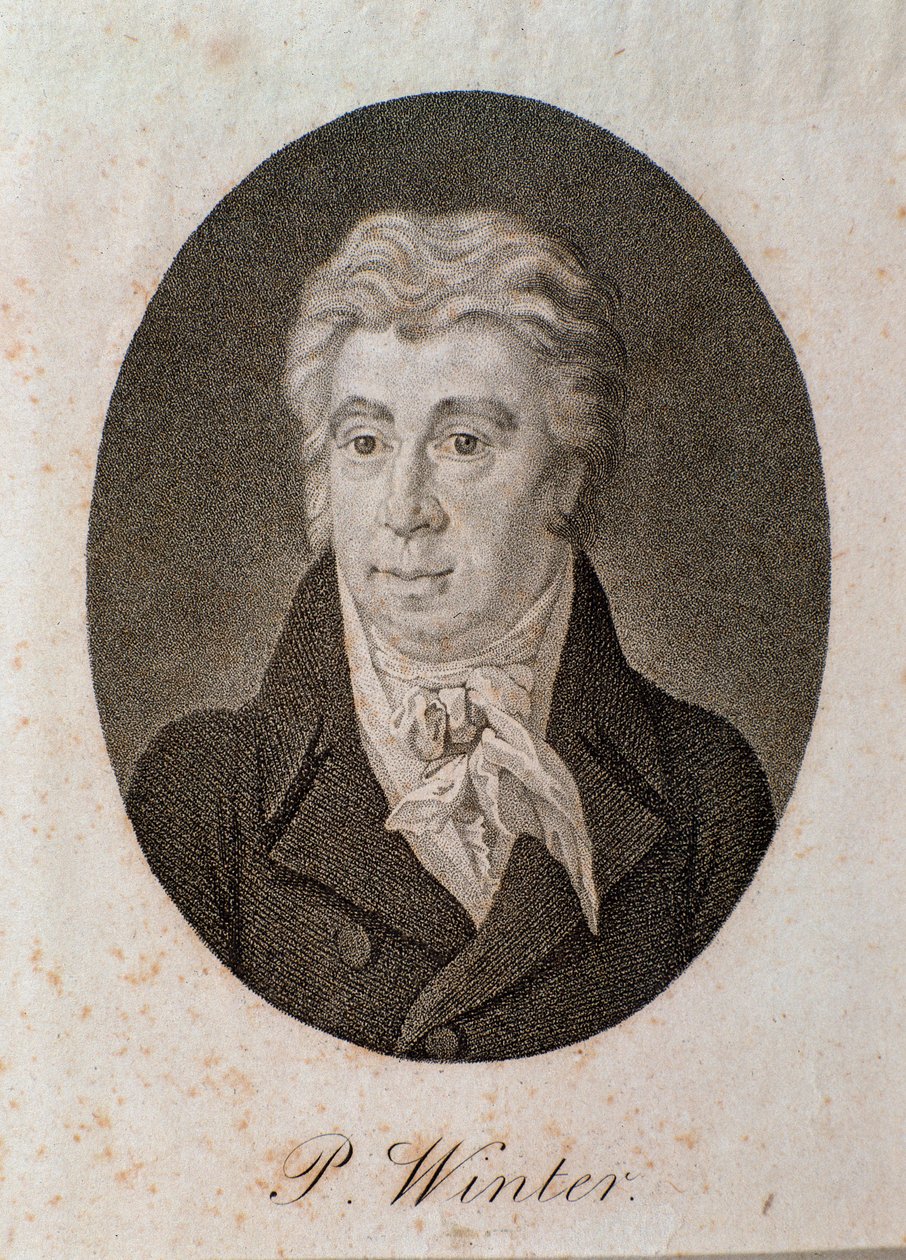 Portrét Petera Wintera (rytina od Unknown artist
