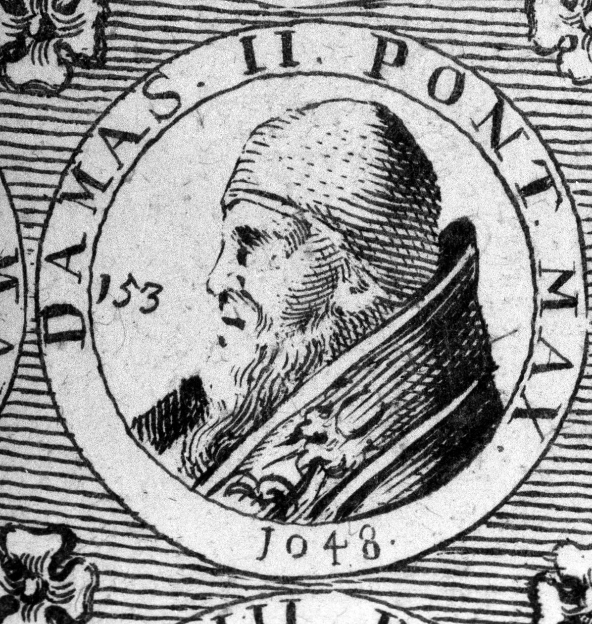 Portrét papeže Damašku II (zemřel 1048). od Unknown artist