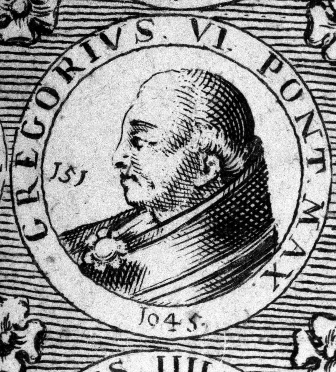 Portrét papeže Gregoire VI. (zemřel 1048). od Unknown artist