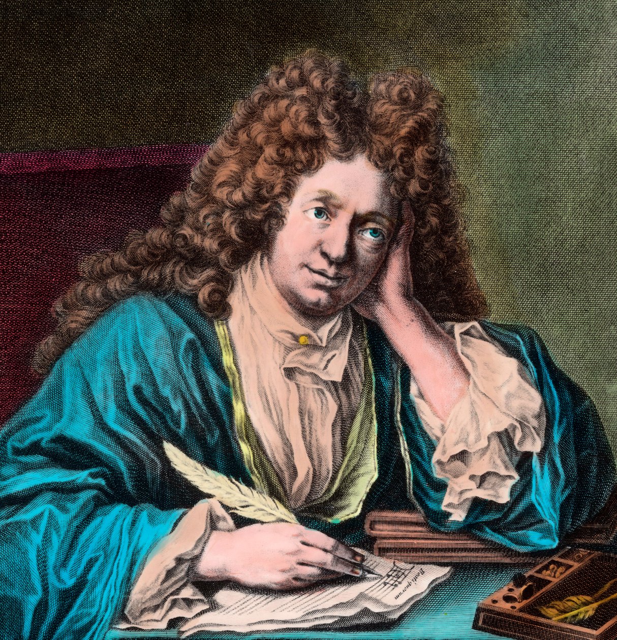 Portrét Richarda Delalanda, superintendenta Hudby krále, v Paříži od Unknown artist