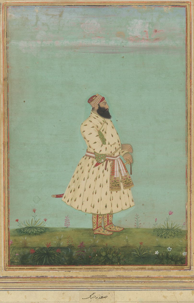 Portrét Safdara Janga od Unknown artist