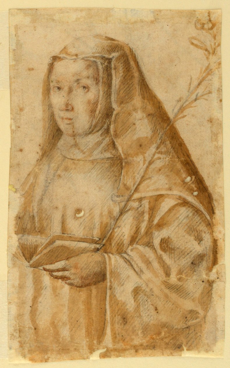 Portrét svaté Kateřiny Sienské od Unknown artist