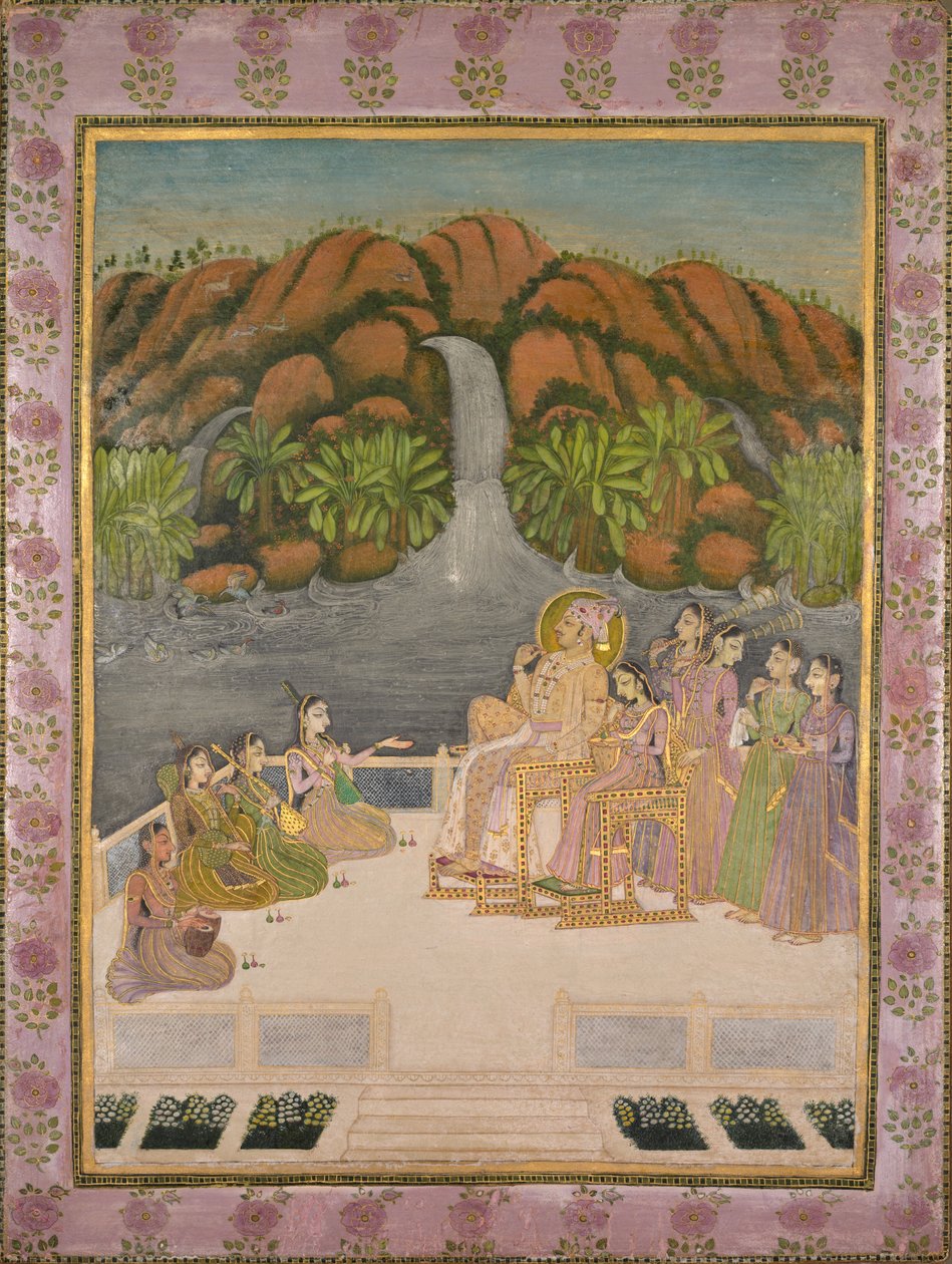 Portrét Sardar Singh (Syn Savant Singh, 1730-68) od Unknown artist