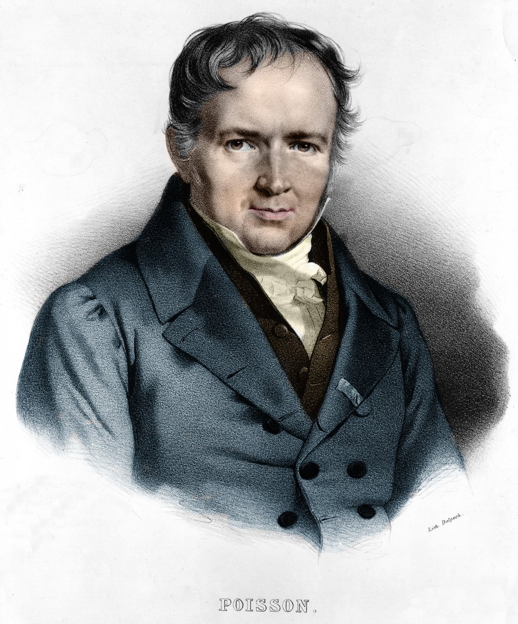 Portrét Simeona Denise Poissona (21. června od Unknown artist