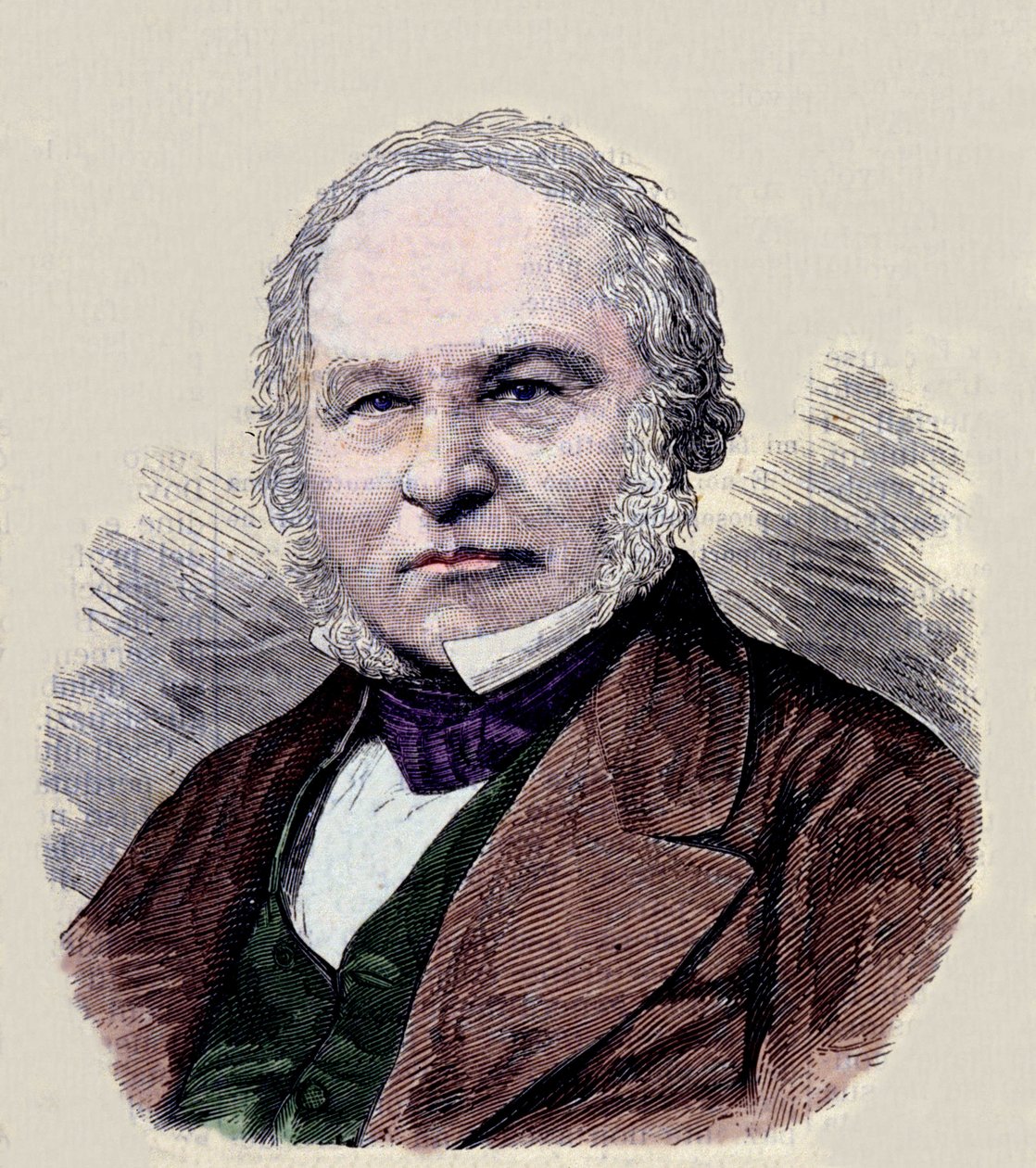 Portrét sira Rowlanda Hilla (1795-1879), vynálezce poštovní známky. od Unknown artist