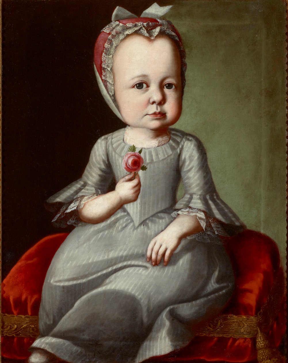 Portrét Sophie Elizabeth von Brukenthal (1749-1753) od Unknown artist