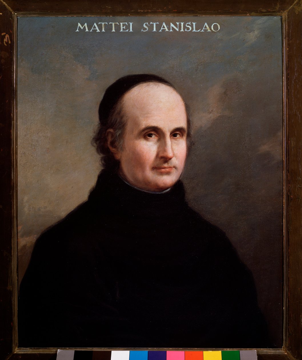 Portrét Stanislao Mattei (1750-1825), italský skladatel Anonymní malba. Bologna z 18. století, občanské hudební muzeum od Unknown artist