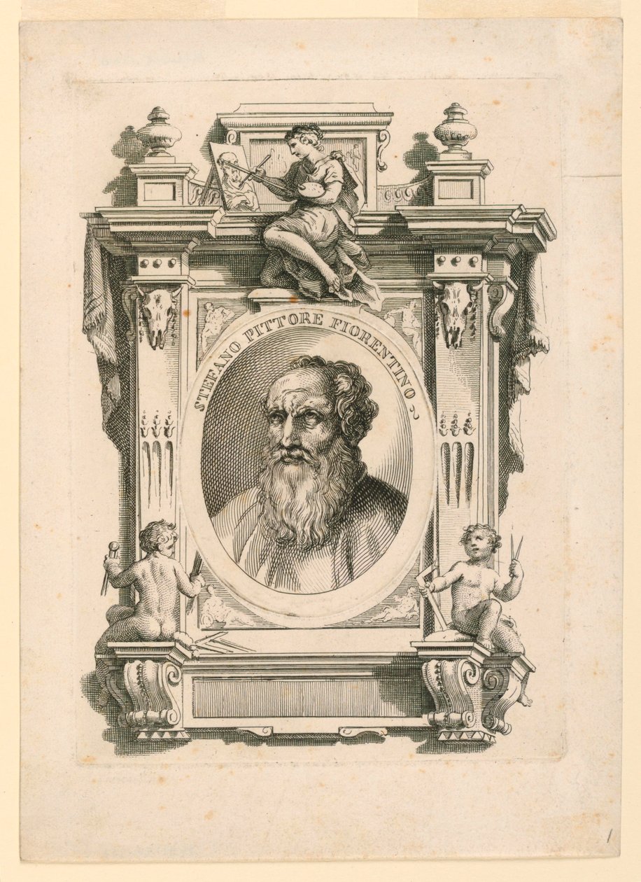 Portrét Stefana Fiorentina od Unknown artist