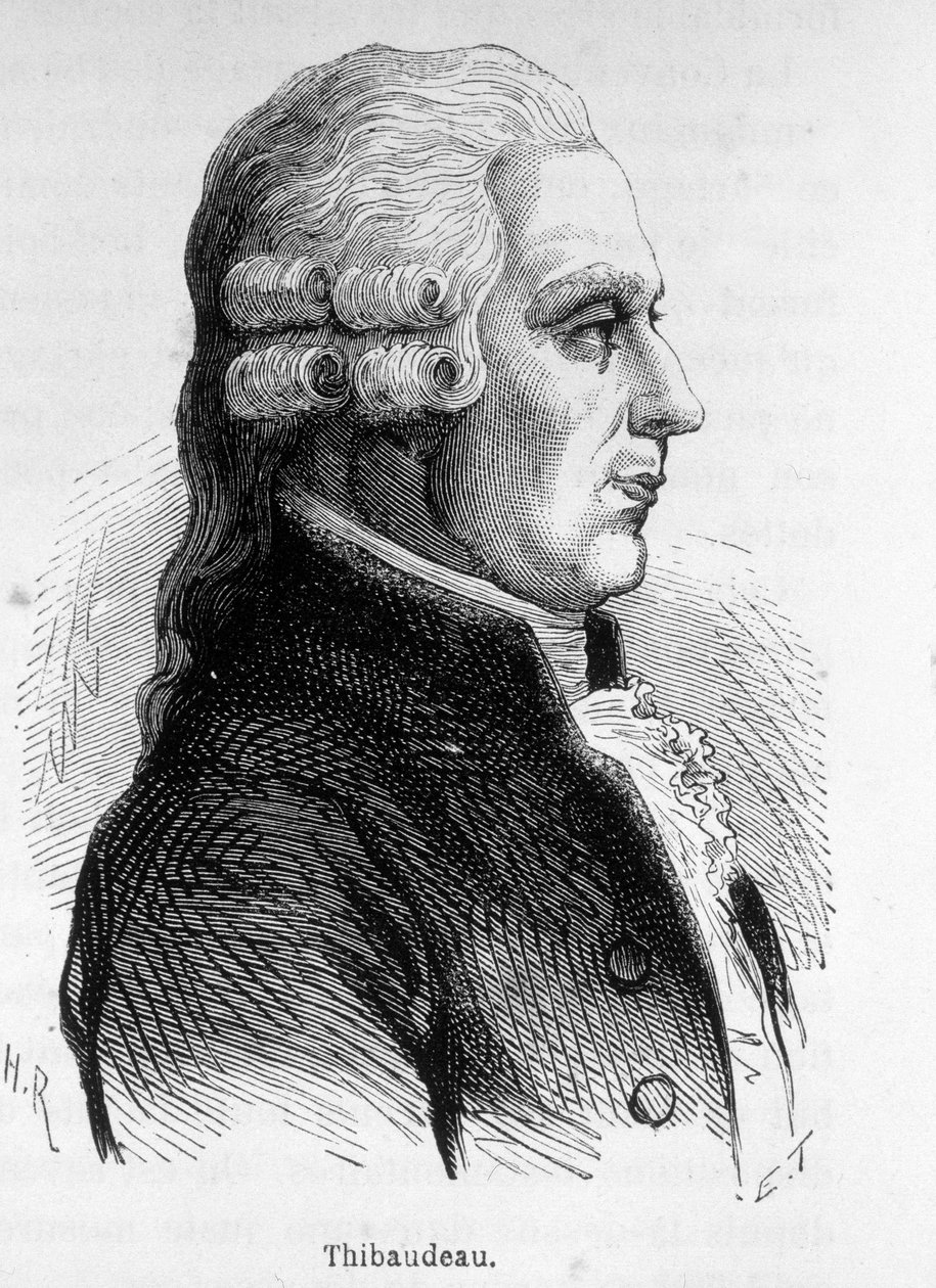 Portrét Thibaudeaua, francouzského politika (1765-1854). od Unknown artist