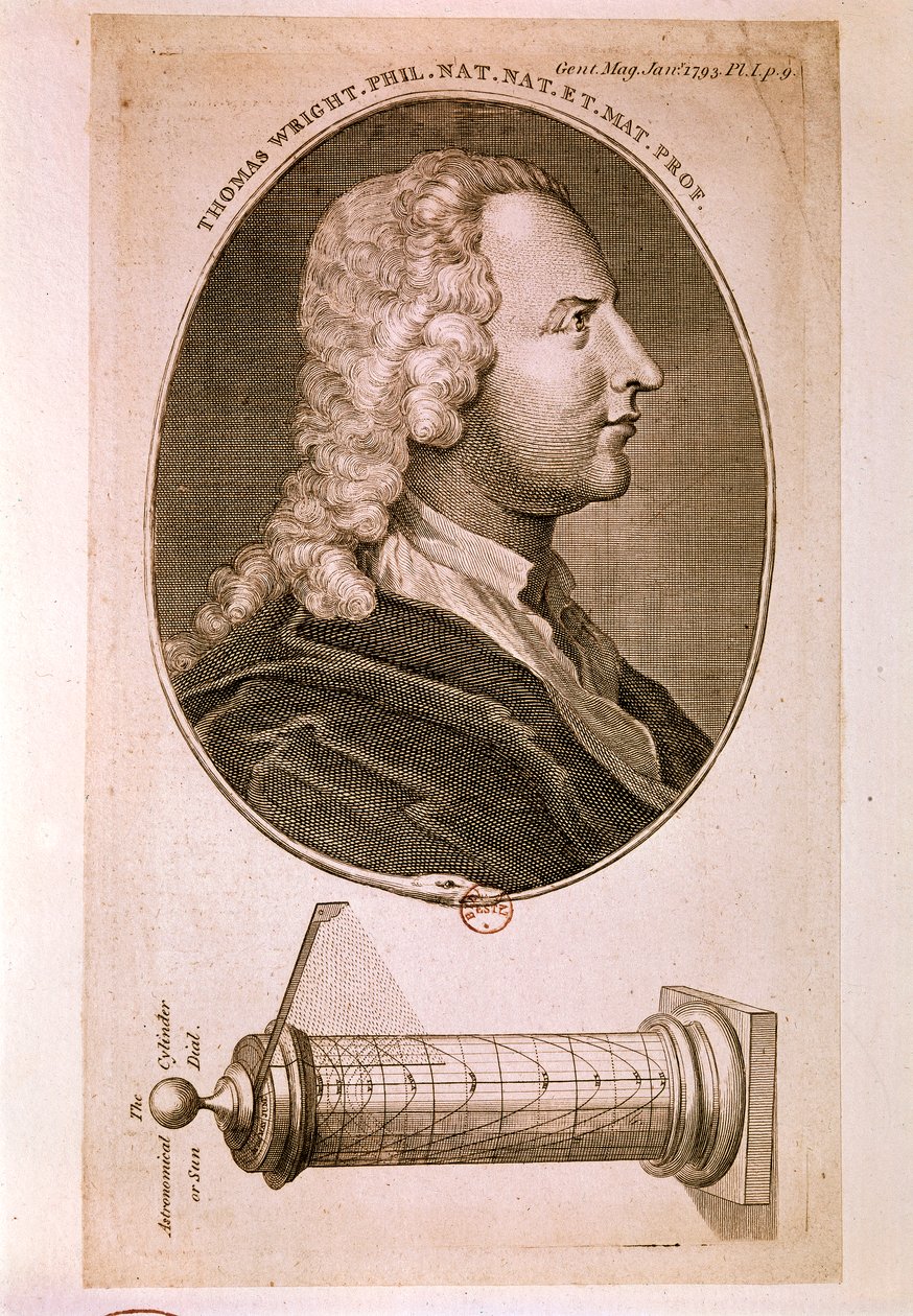 Portrét Thomase Wrighta od Unknown artist