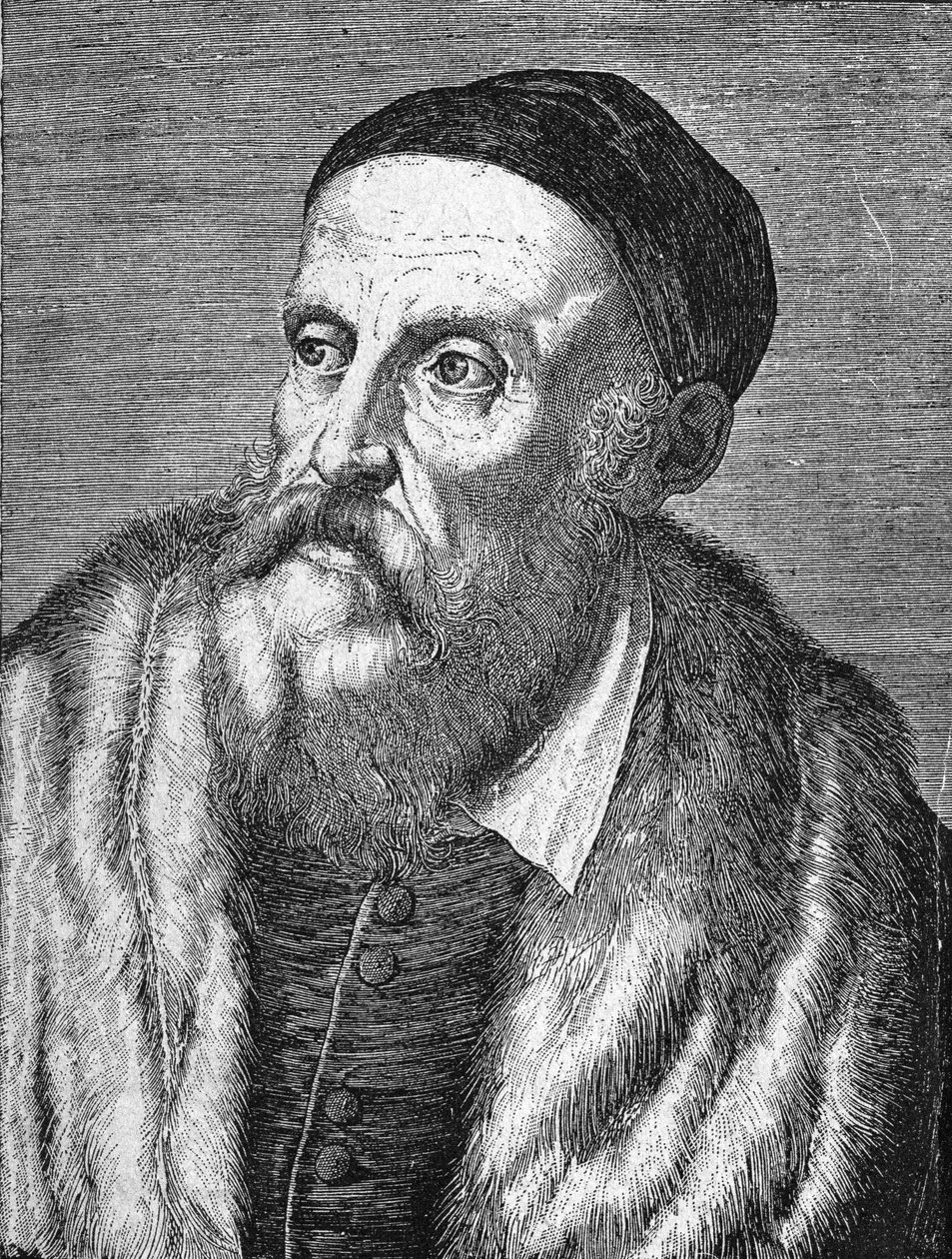 Portrét Tiziana Vecellia (The Tizian) (1490 - 1576) od Unknown artist