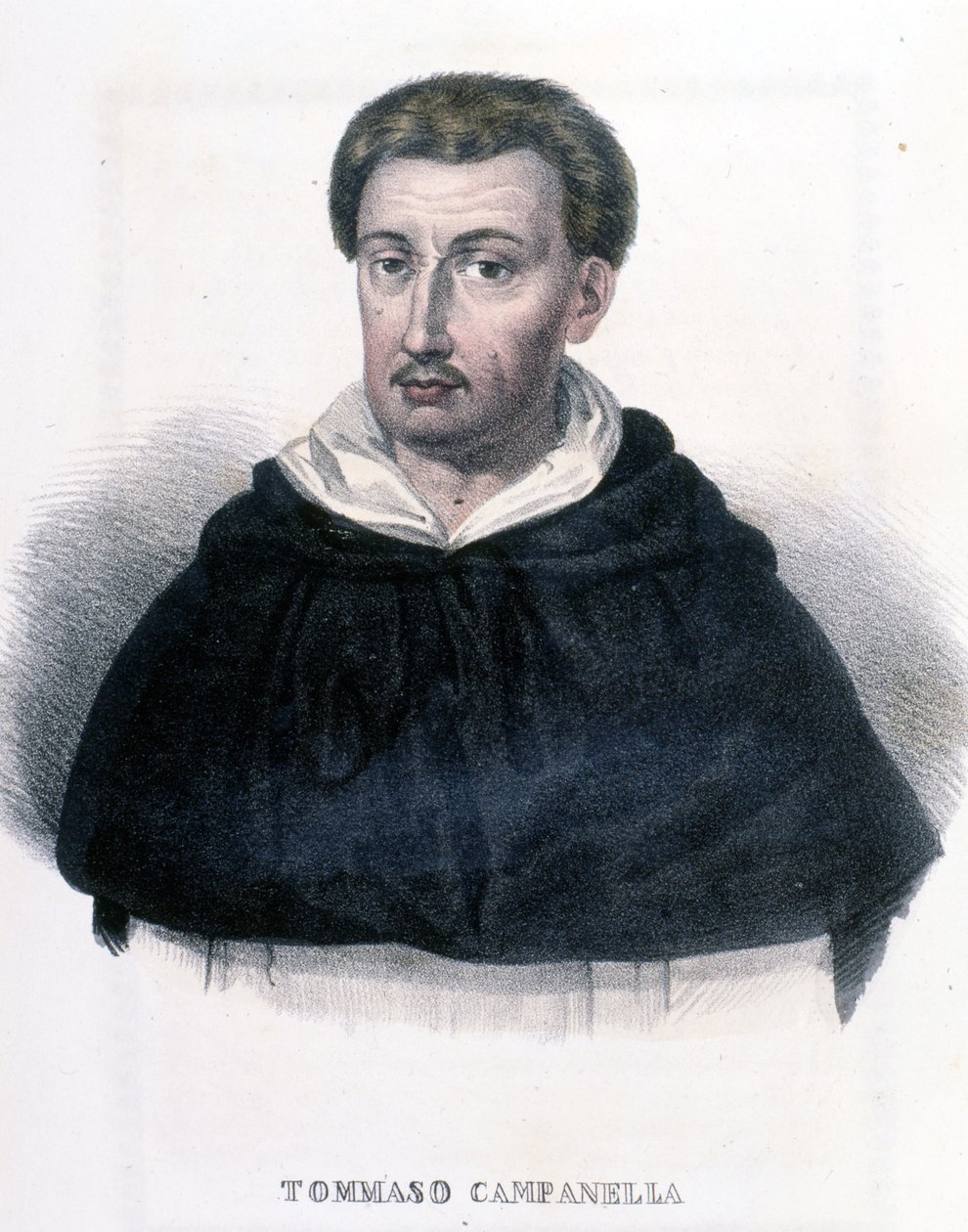 Portrét Tommaso Campanella (1568-1639), italský filozof. od Unknown artist