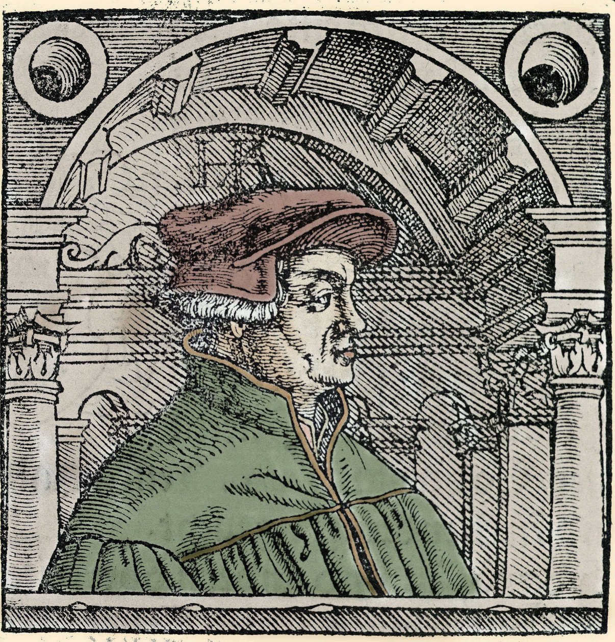 Portrét Ulricha Zwingliho (1484 - 1531), švýcarského náboženského reformátora. od Unknown artist