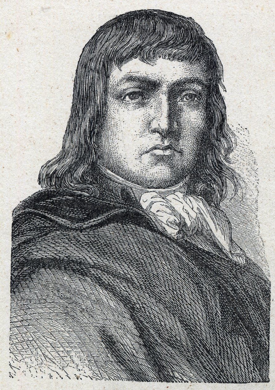 Portrét Vincenta de Tinteniac (Chevalier) (1764-1795) generál chouan. od Unknown artist