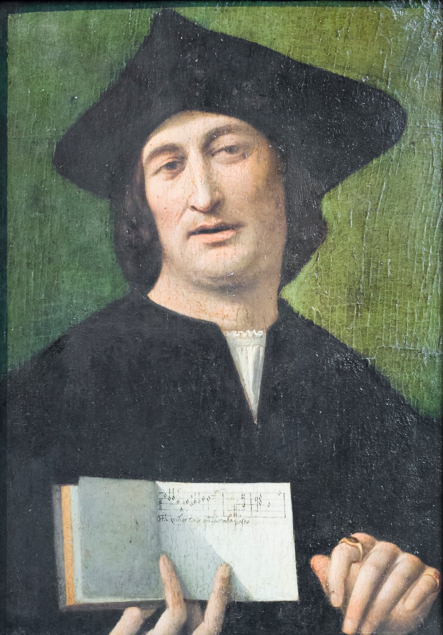 Portrét zpěváka od Unknown artist