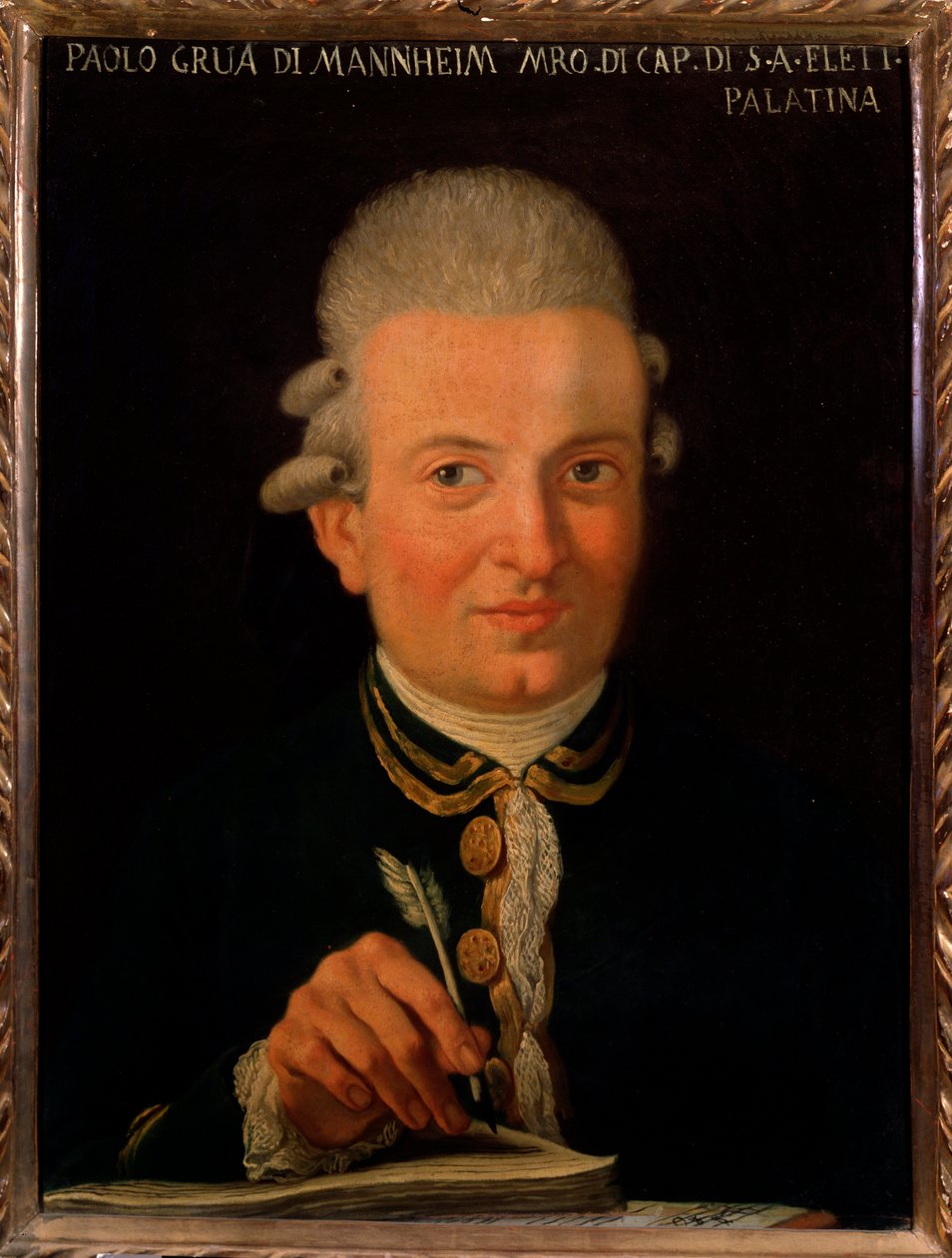 Portrét italského skladatele Paola Gruy (1754-1833) Anonymní obraz. 18. století. Bologna, Občanské muzeum Bibliografické muzeum od Unknown artist