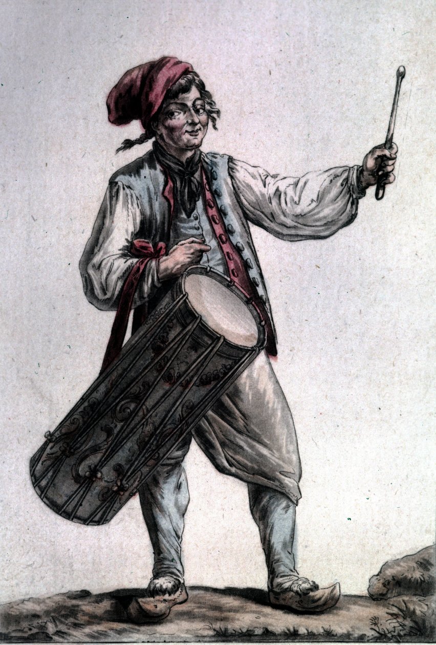 Portrét francouzského tenoristy Antoine Trial (1736 - 1795) v roli Pêre la Joie v "The Harvesters"" od André Modeste Grétryho (1741 - 1813), Paříž 1787 od Unknown artist