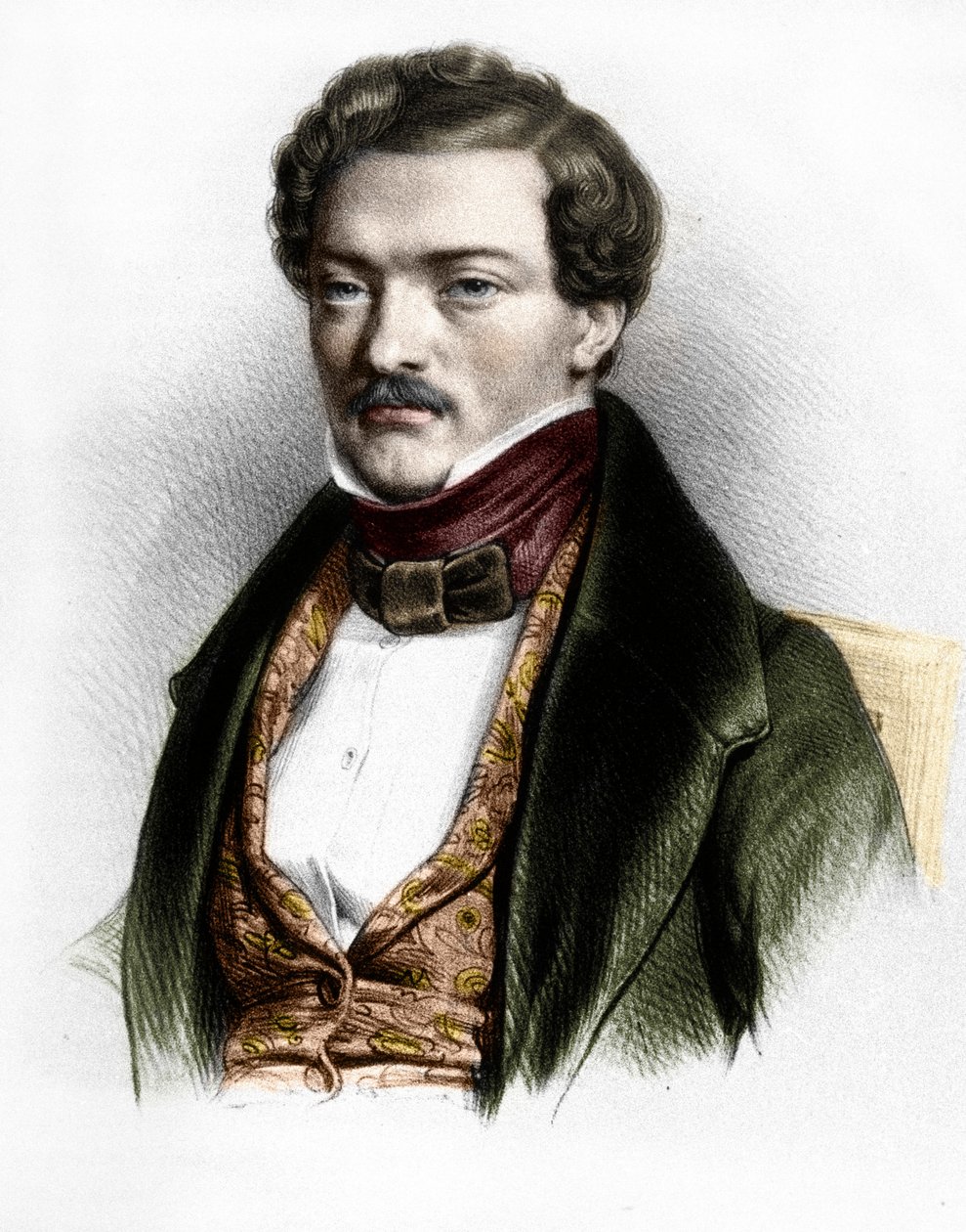 Portrét francouzského tenoristy Gilberta-Louise Dupreze od Unknown artist
