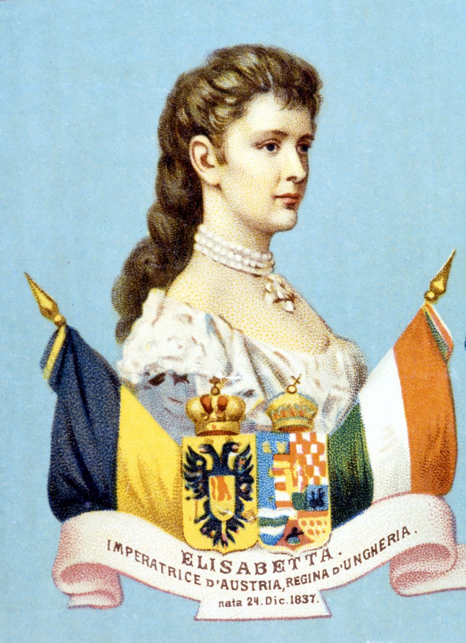 Portrét císařovny Alžběty Rakouské (Sissi) (1837 - 1898) od Unknown artist