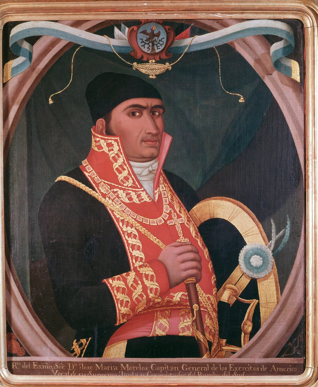 Portrét mexické vlastenky Marie Morelos (1765-1815) Anonymní obraz - Mexico City 19. století, Národní historické muzeum, Chateau de Chapultepec od Unknown artist