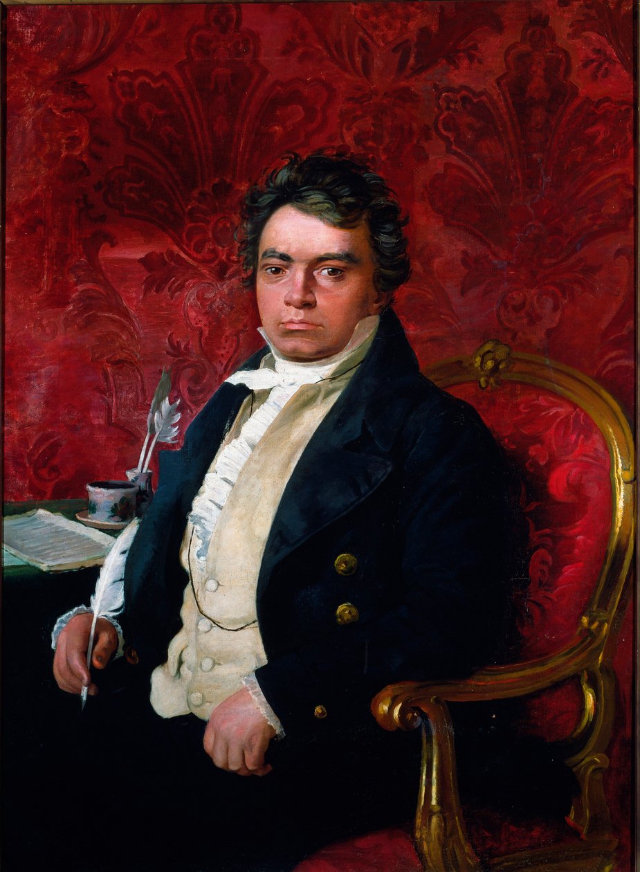 Portrét skladatele Ludwiga van Beethovena od Unknown artist