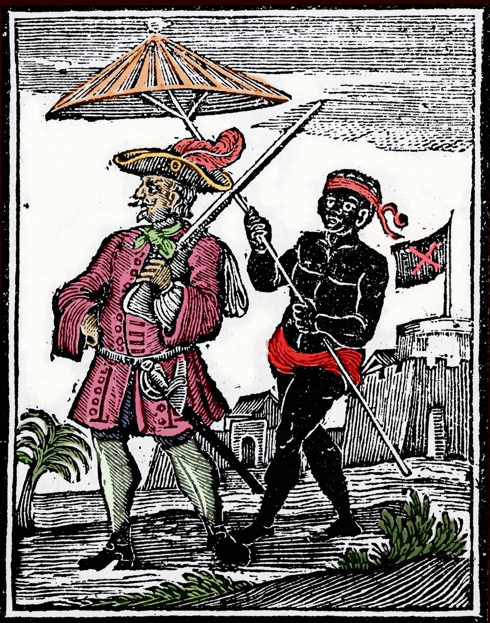 Portrét piráta Henry Every (rytina) od Unknown artist
