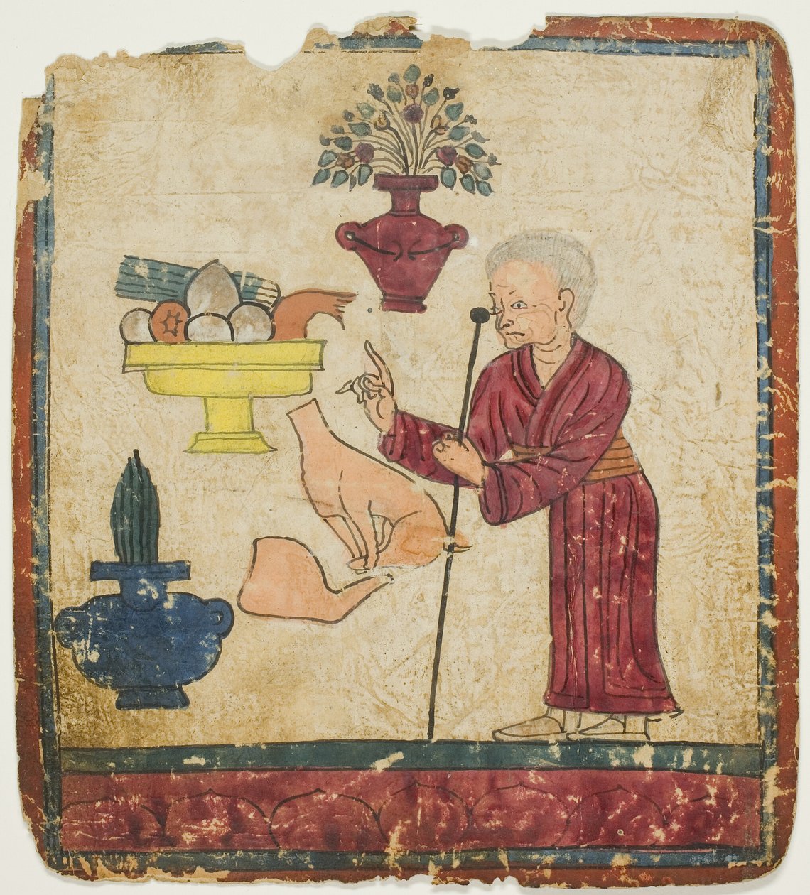 Prezentace obětí ze sady zasvěcovacích karet (Tsakali) od Unknown artist