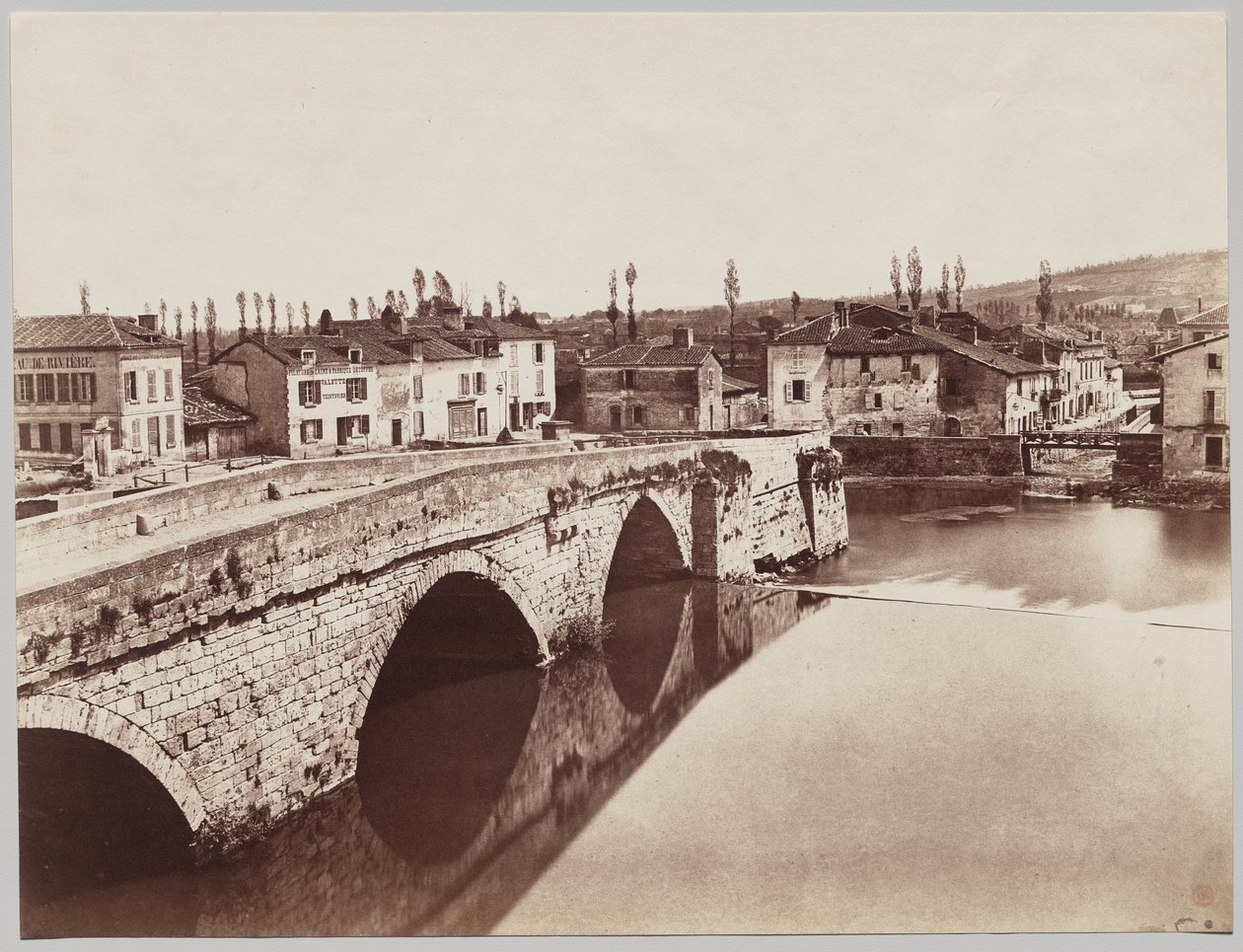 Périgeux. Most Tournepiche, strana proti proudu od Unknown artist