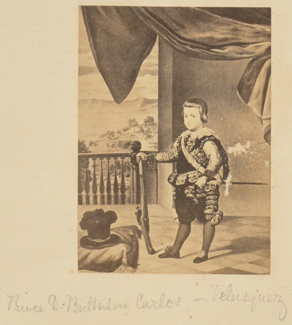Princ D. Baltasar Carlos - Velasquez od Unknown artist