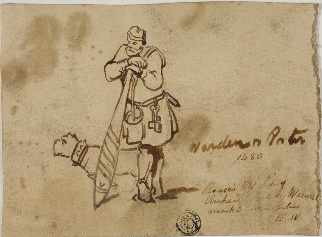 Vězeňský dozorce od Unknown artist
