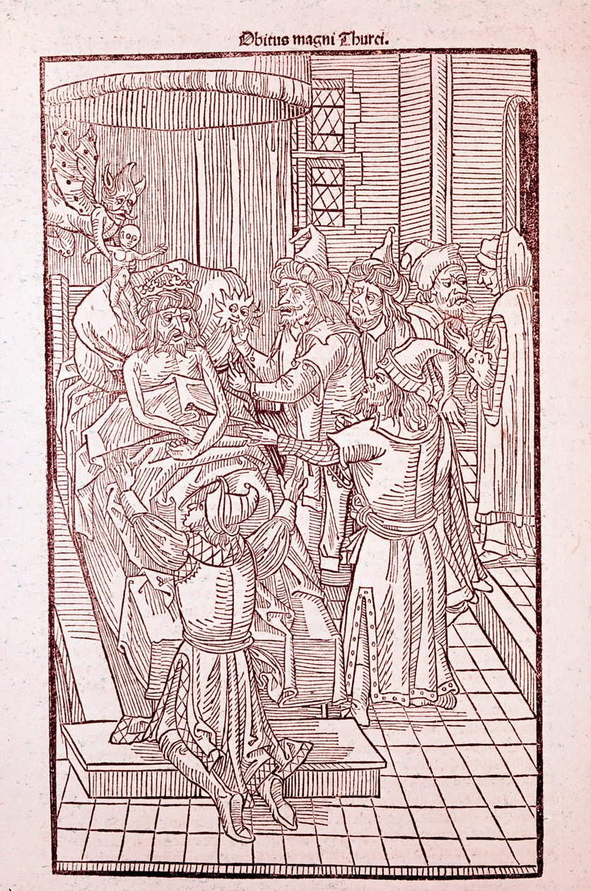 Pravděpodobně sultán Mehmed II v roce 1481 (rytina od Unknown artist