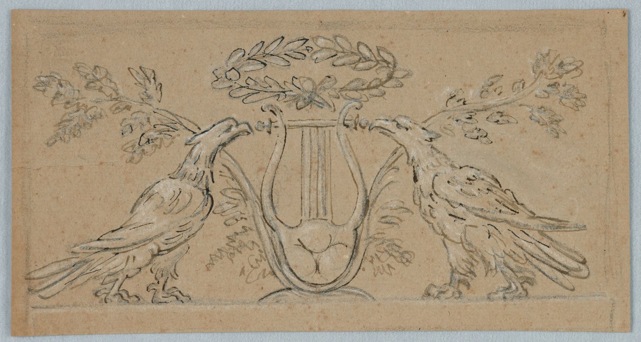 Projekt na výzdobu podlouhlého panelu od Unknown artist