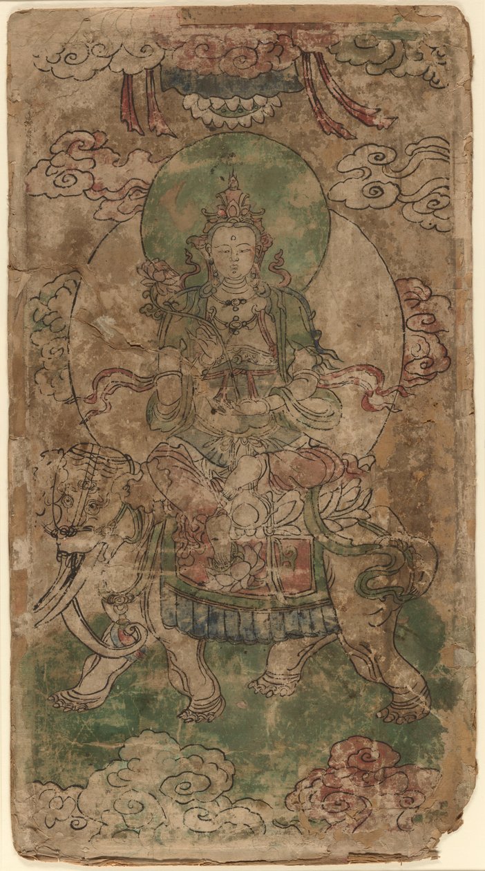 Puxian, bódhisattva dobrotivosti od Unknown artist