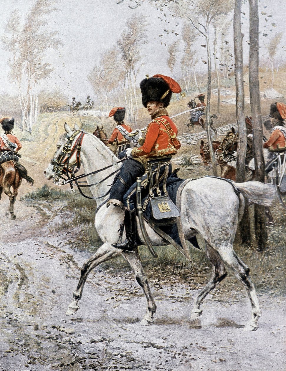 pluku lovců koní od Unknown artist