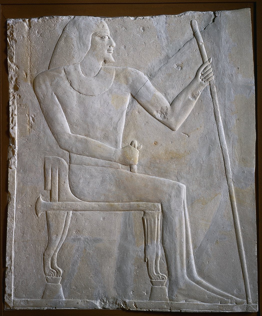 Reliéf sedící Nyankhnesut od Unknown artist