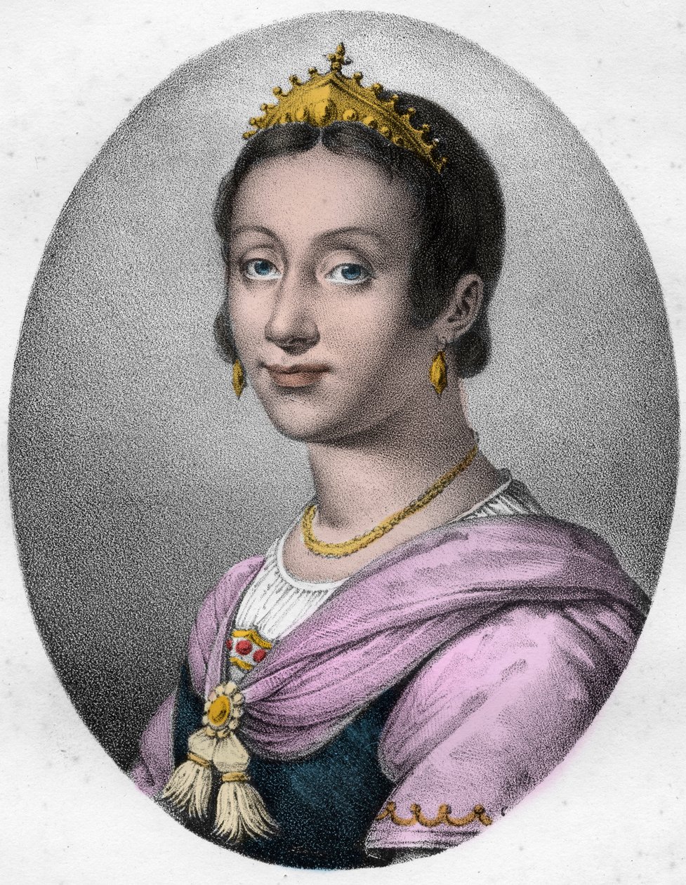 Renee z Francie od Unknown artist