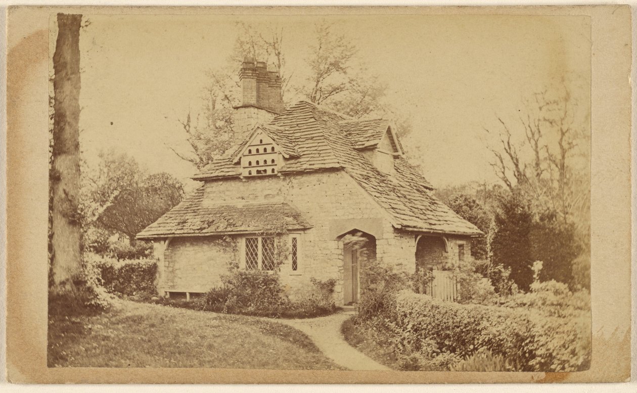 Rezidence Thomase Robertse ve Wodenethe Fish Kill on Hudson N.Y. [pohled zvenčí na Rose Cottage, Blaise Hamlet] od Unknown artist