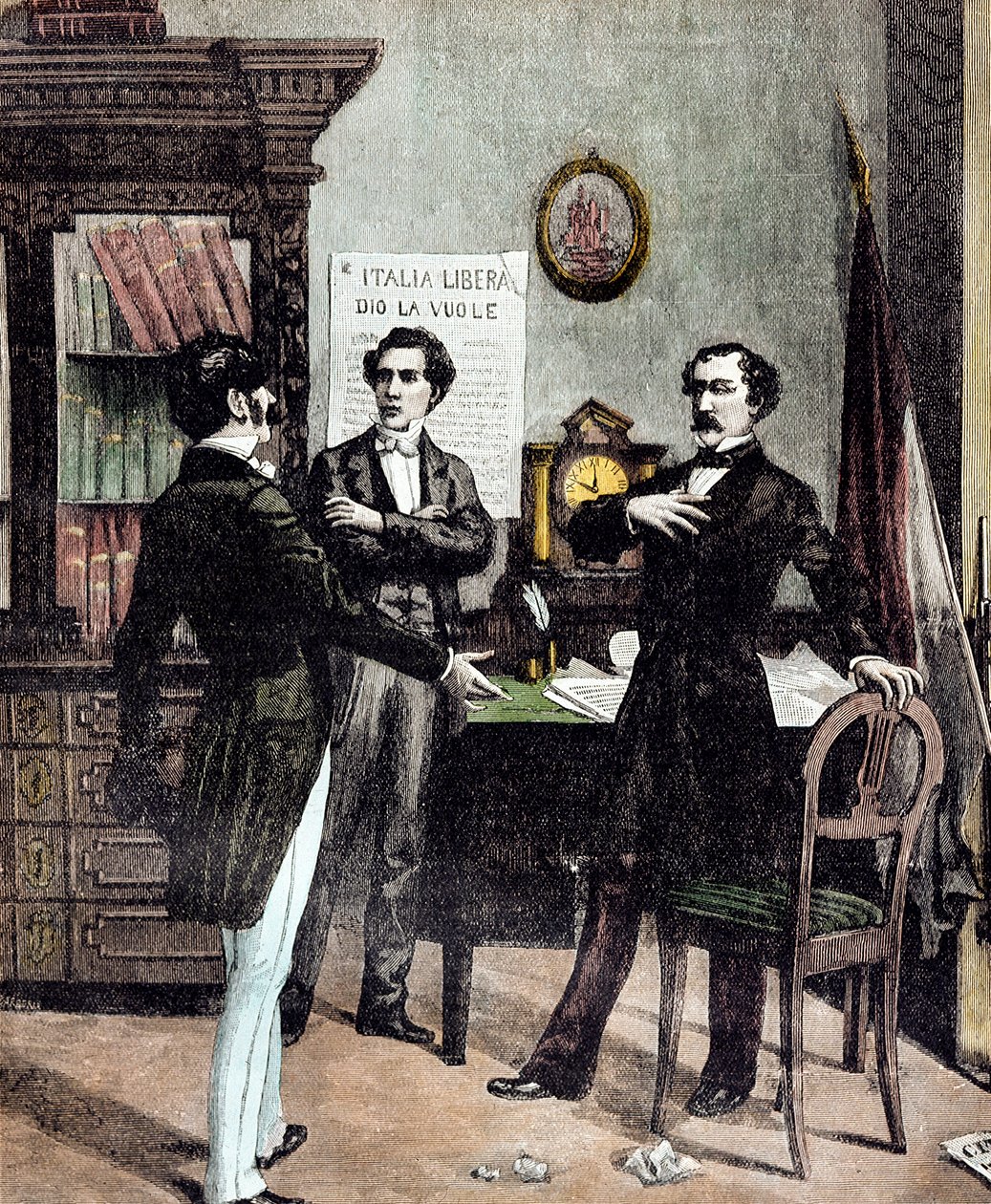 Risorgimento: The Five Days of Milan (Cinque giornate di Milano) (18-22 března 1848): toto je jedna z prvních epizod revolucí z roku 1848 (součást první italské války za nezávislost), která viděla vzestup Milánců. populace povstalců proti od Unknown artist