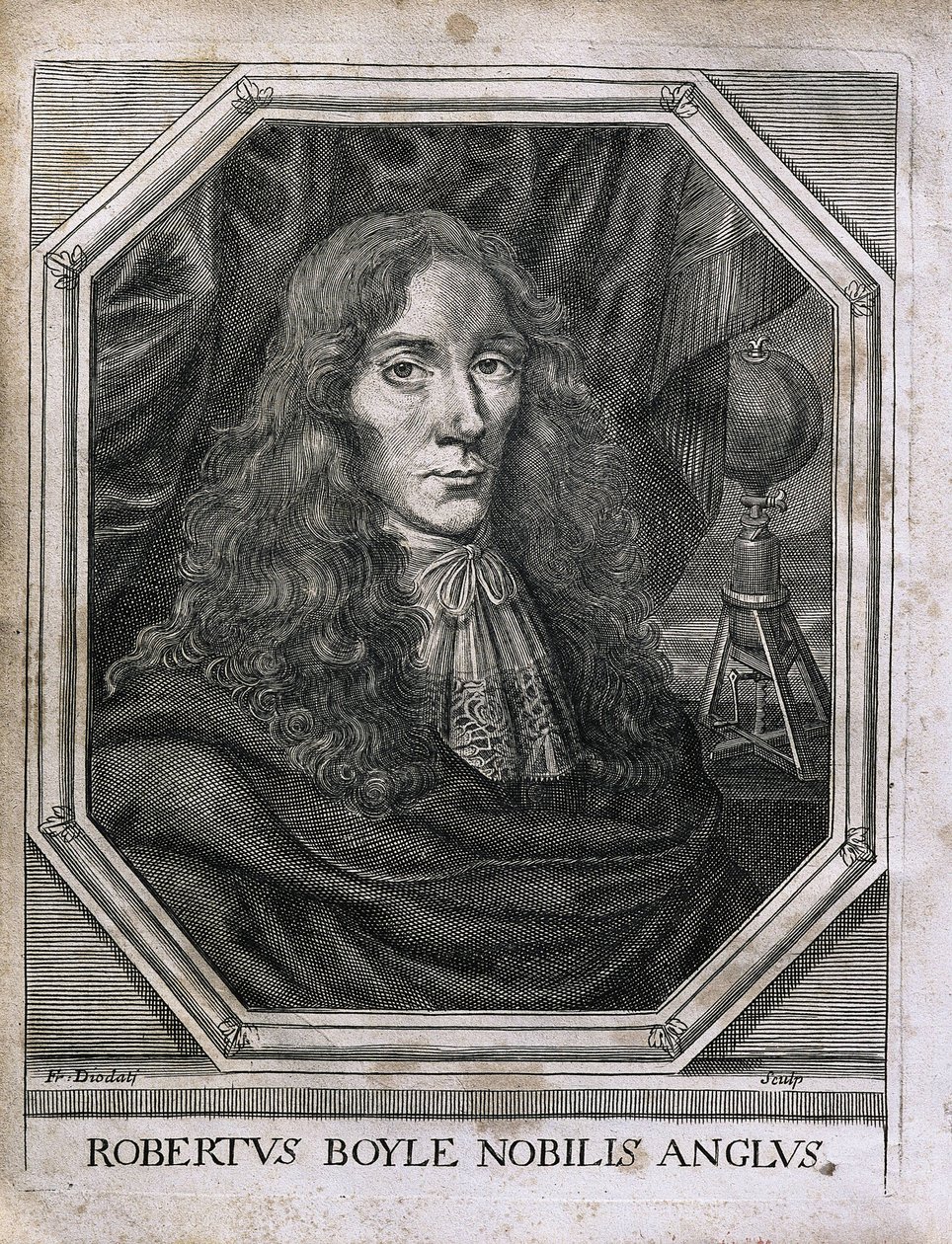 Robert Boyle od Unknown artist
