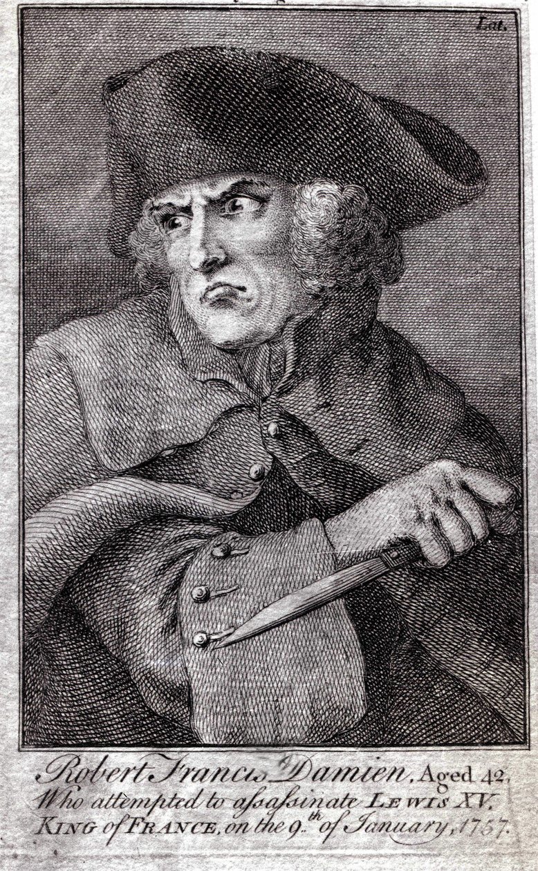 Robert Francois Damiens (Robert Francois Damiens od Unknown artist