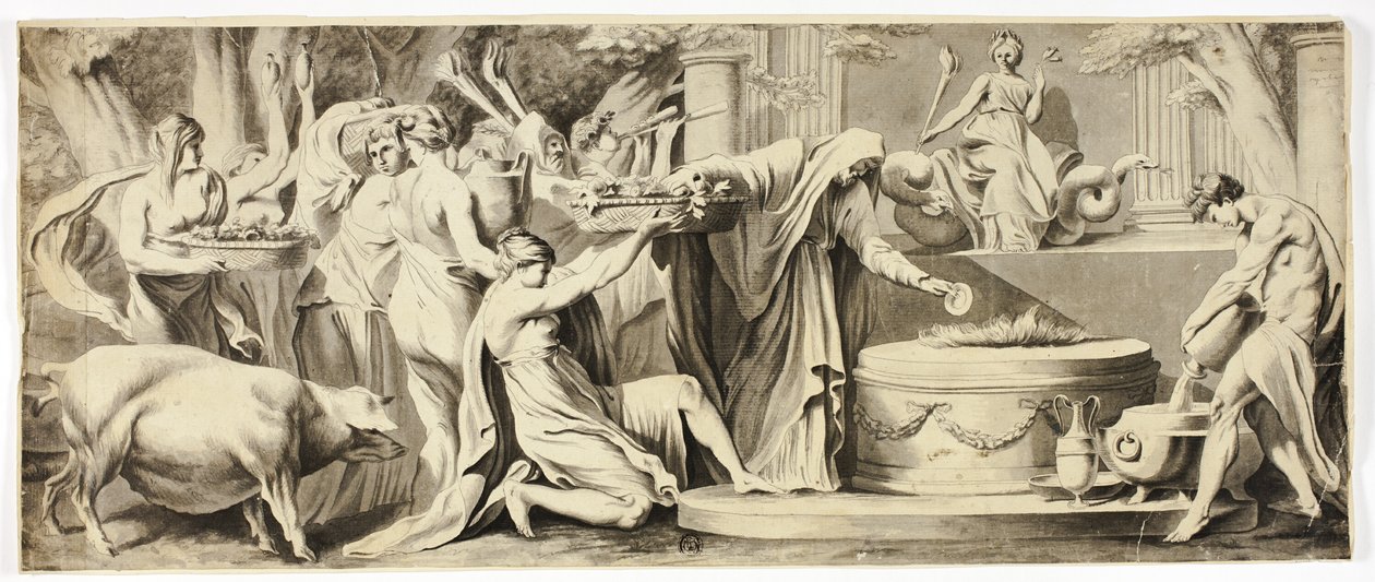 Obětování Ceres od Unknown artist